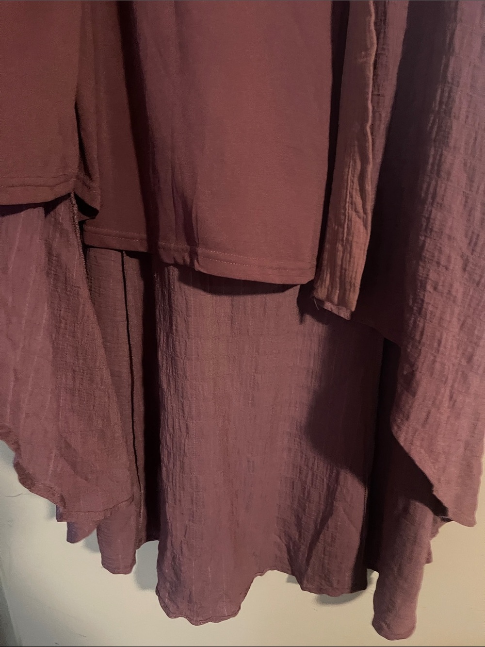Mauve Lightweight Button-Front Duster from
Junk Gypsy - Picture 4 of 6